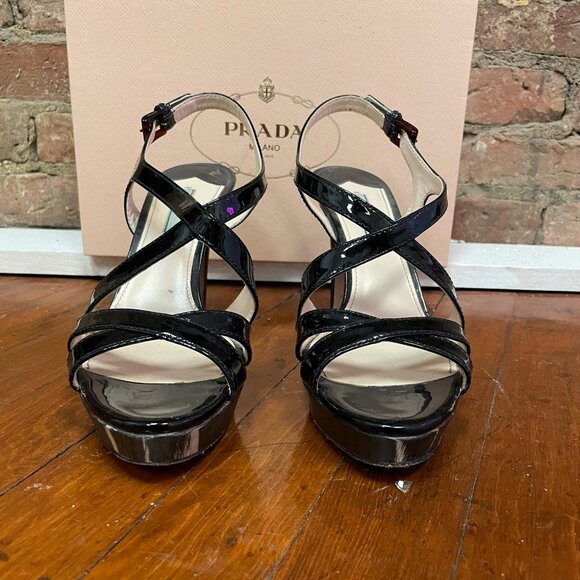 Prada Sling Back Sandals - Size 40 - Picture 4 of 6